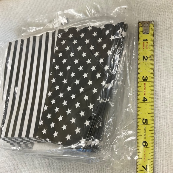 Popcorn Boxes 3 Packs/6 Per Pack Michael's Crafts Black & White Stars & Stripes - Picture 4 of 7
